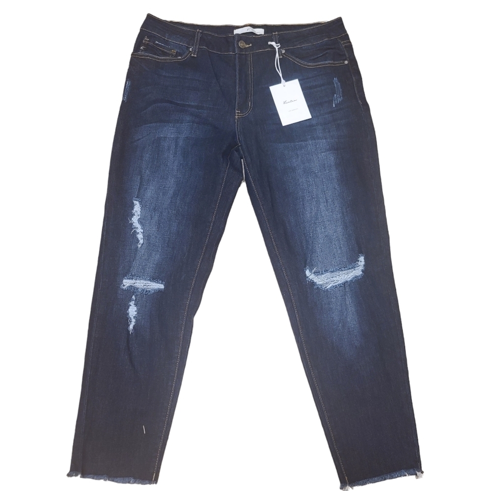 KanCan NWT Skinny Jeans Dark Wash size Xl - Picture 1 of 10